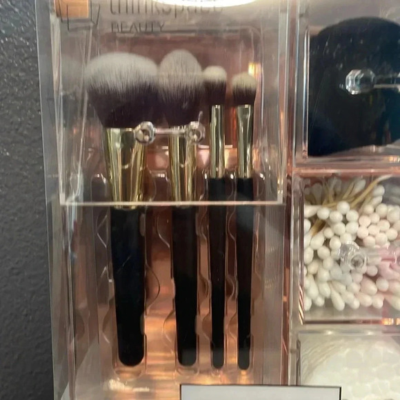 Beauty set acrylic clear tinted organizer (thinks-pace) - Picture 7 of 7